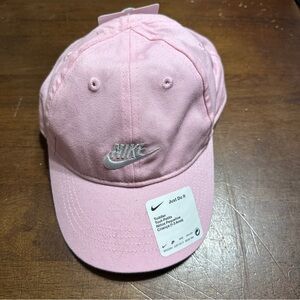 Nike Swoosh Baseball Cap Toddler/Little‎ Kid's Adjustable Strapback Hat Pink